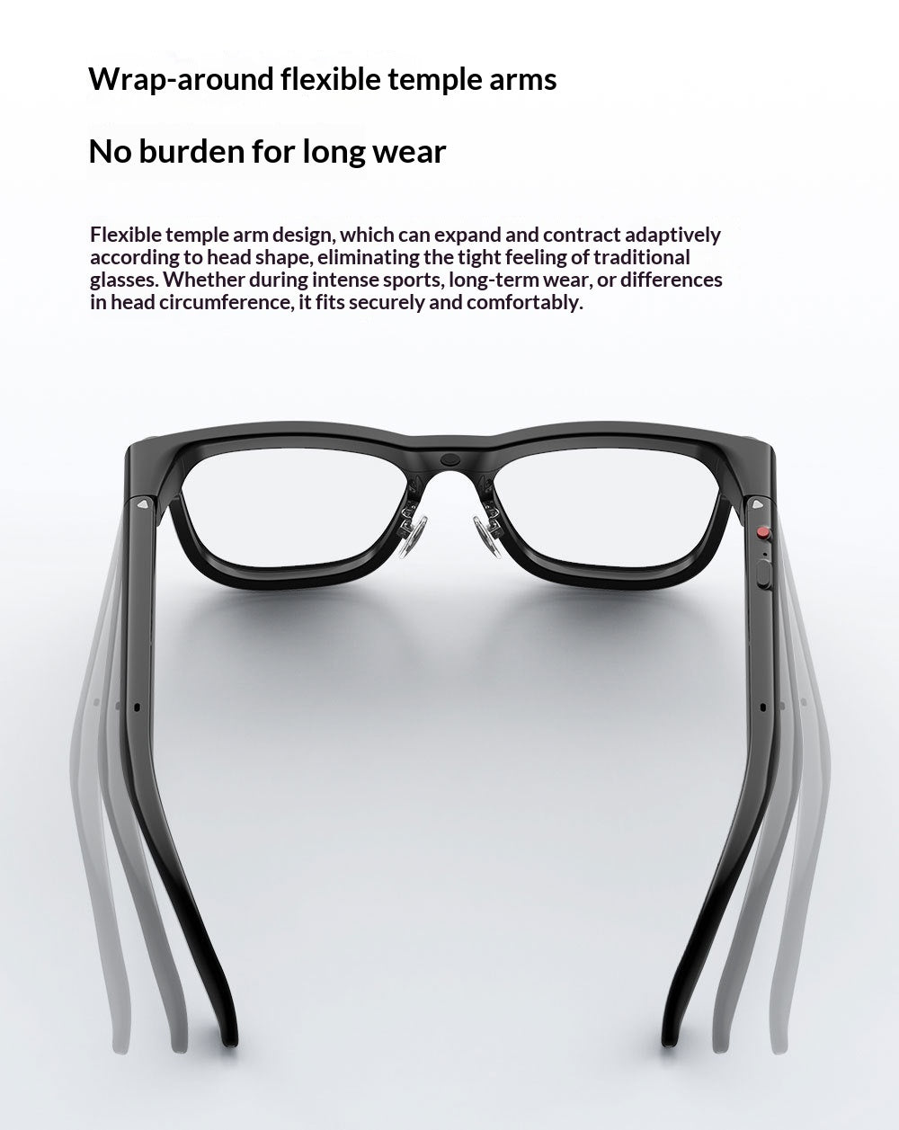AI Smart Glasses – 1300MP HD Camera, Anti-Shake & Object Recognition - Walpex