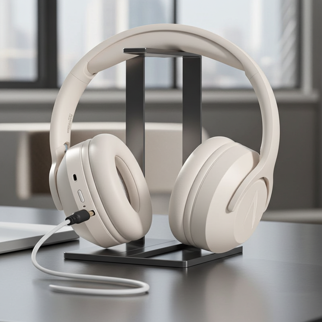 Retractable Bluetooth Headset with Microphone – 15H Playback - Walpex