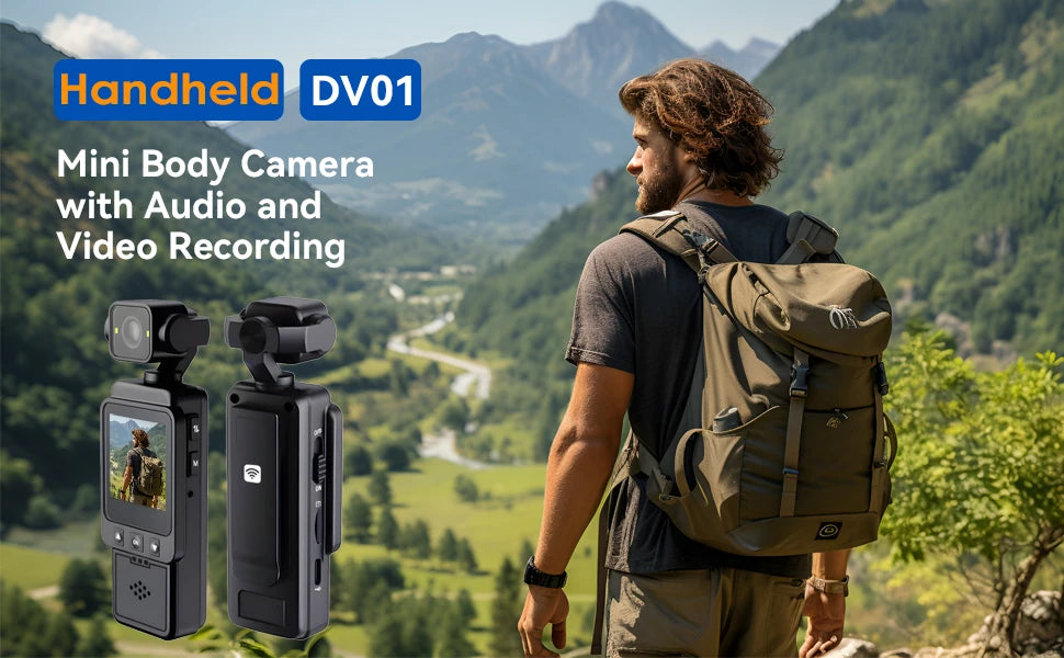 Outdoor Sports Action Camera 1080P – WiFi Fill Light Pocket Camcorder