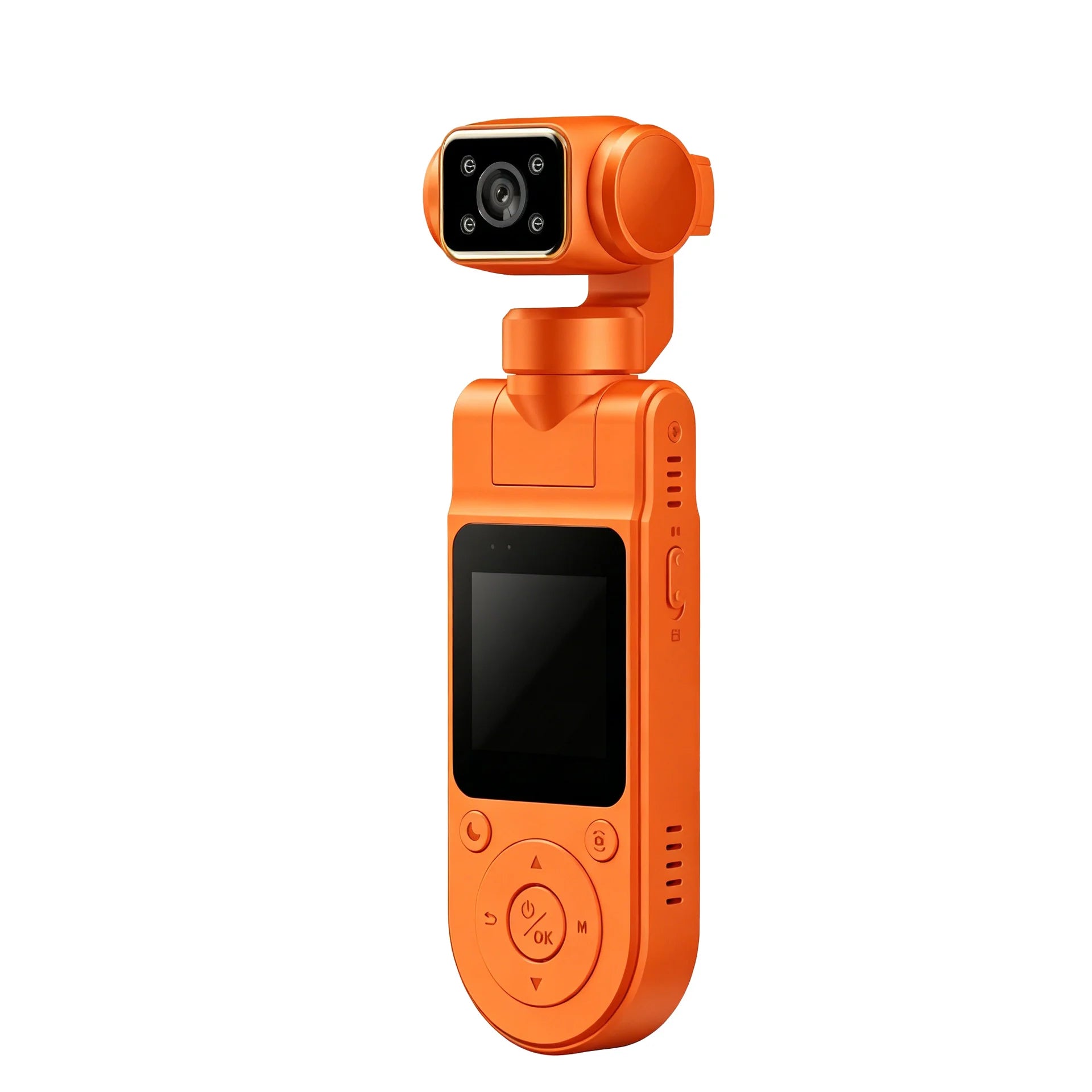 Mini caméra corporelle rotative 4K – Écran LCD de vision nocturne HD
