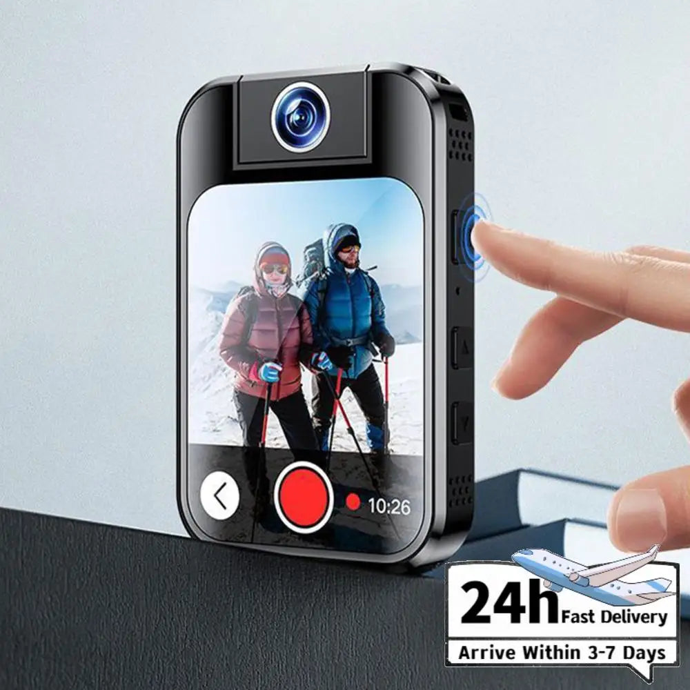 Caméra d'action sport 5K – Objectif rotatif WiFi Écran tactile