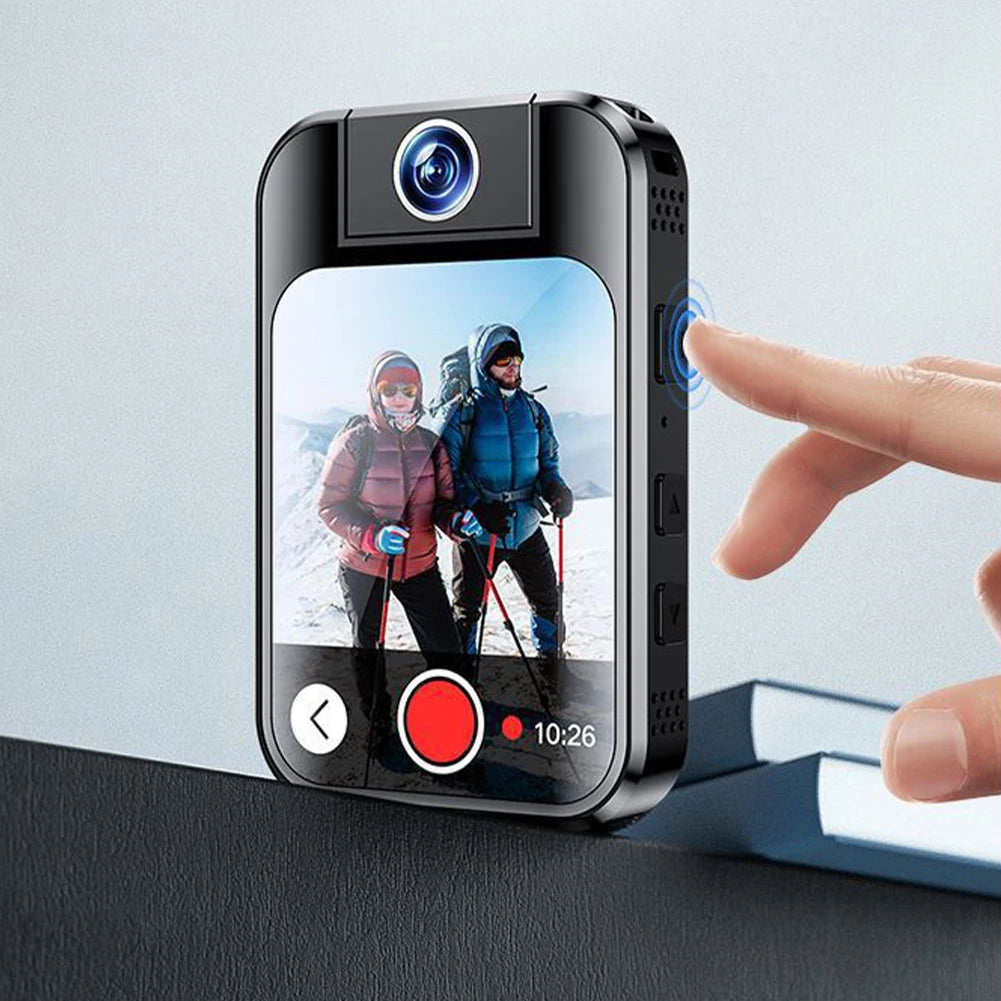 Caméra d'action sport 5K – Objectif rotatif WiFi Écran tactile