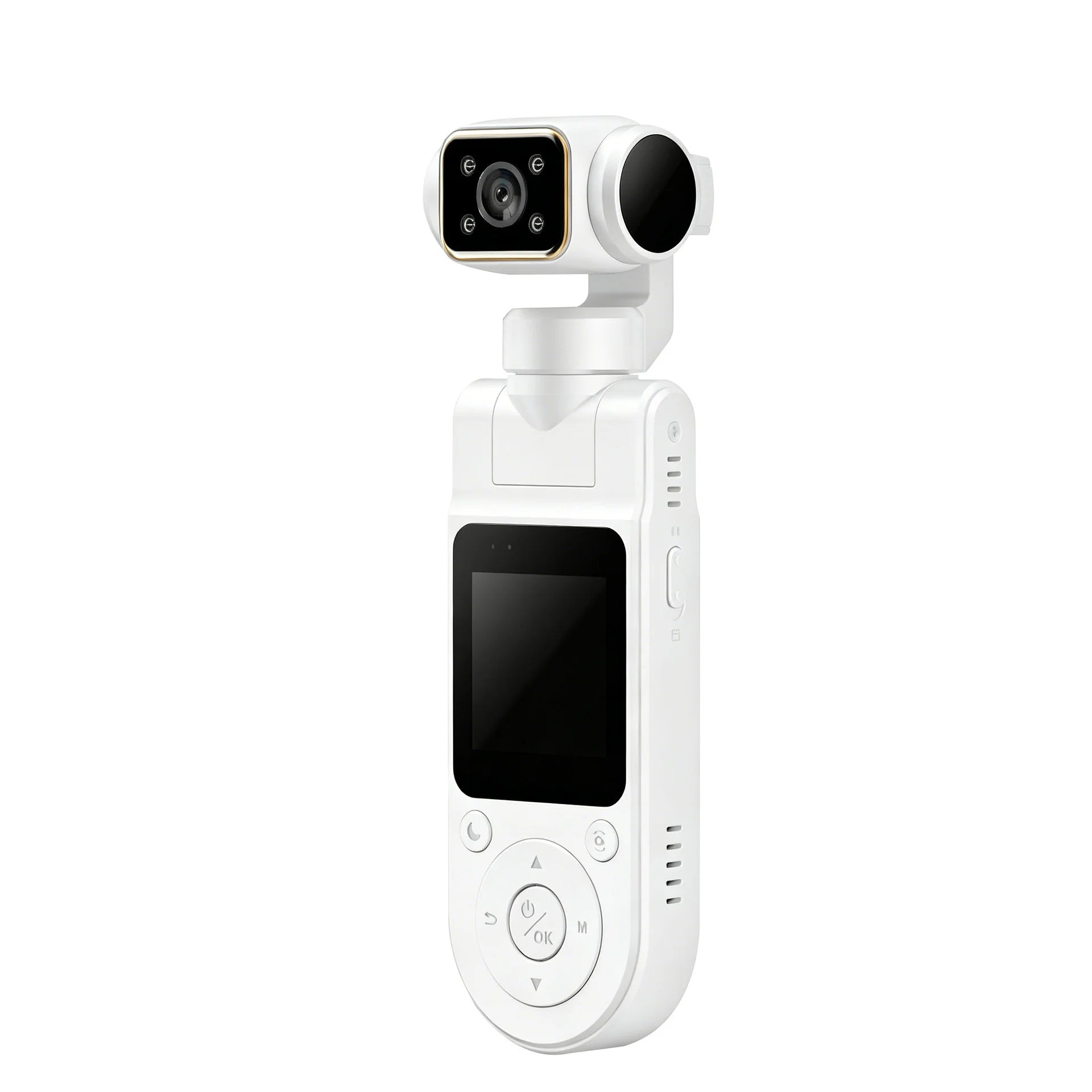 Mini caméra corporelle rotative 4K – Écran LCD de vision nocturne HD