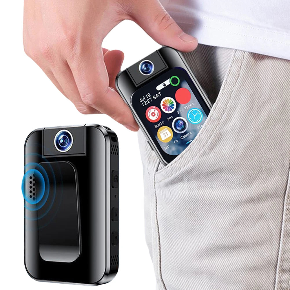 Caméra d'action sport 5K – Objectif rotatif WiFi Écran tactile
