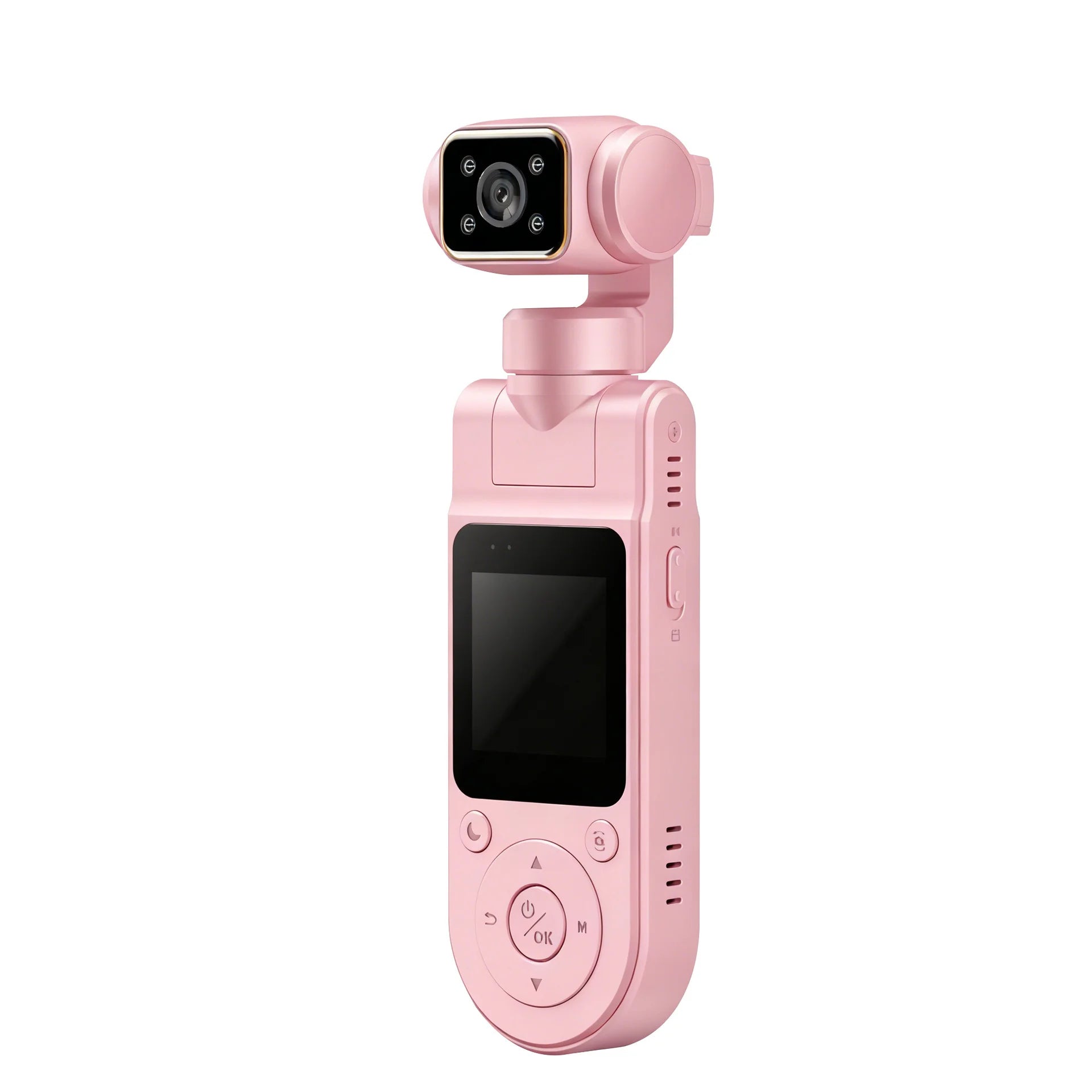Mini caméra corporelle rotative 4K – Écran LCD de vision nocturne HD