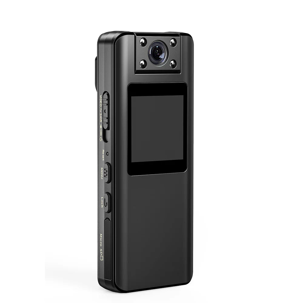 Mini caméra corporelle 1080P – Vision nocturne et clip magnétique