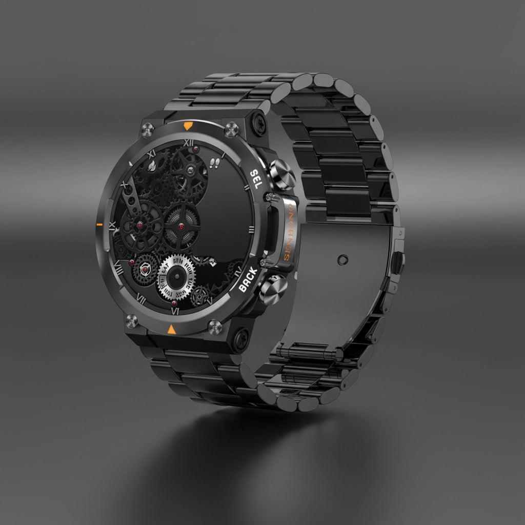 AMOLED Smartwatch with Bluetooth Calls & AI Voice – 1.43" Screen