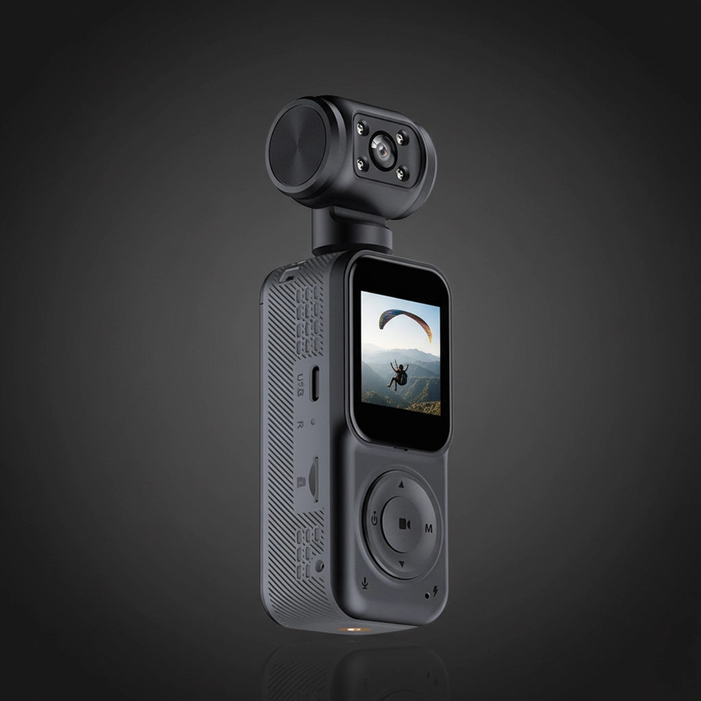 Panoramic Sports Camera Handheld DV Outdoor HD 4K Dual Lens Cycling Recorder Camera - Walpex
