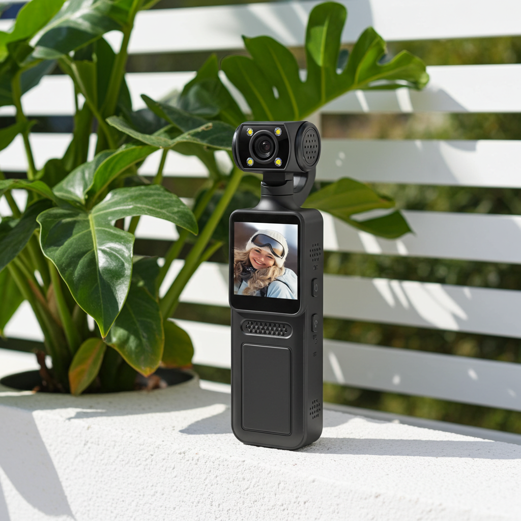 4K Pocket Action Camera with WiFi & 180° Rotating Lens - Walpex
